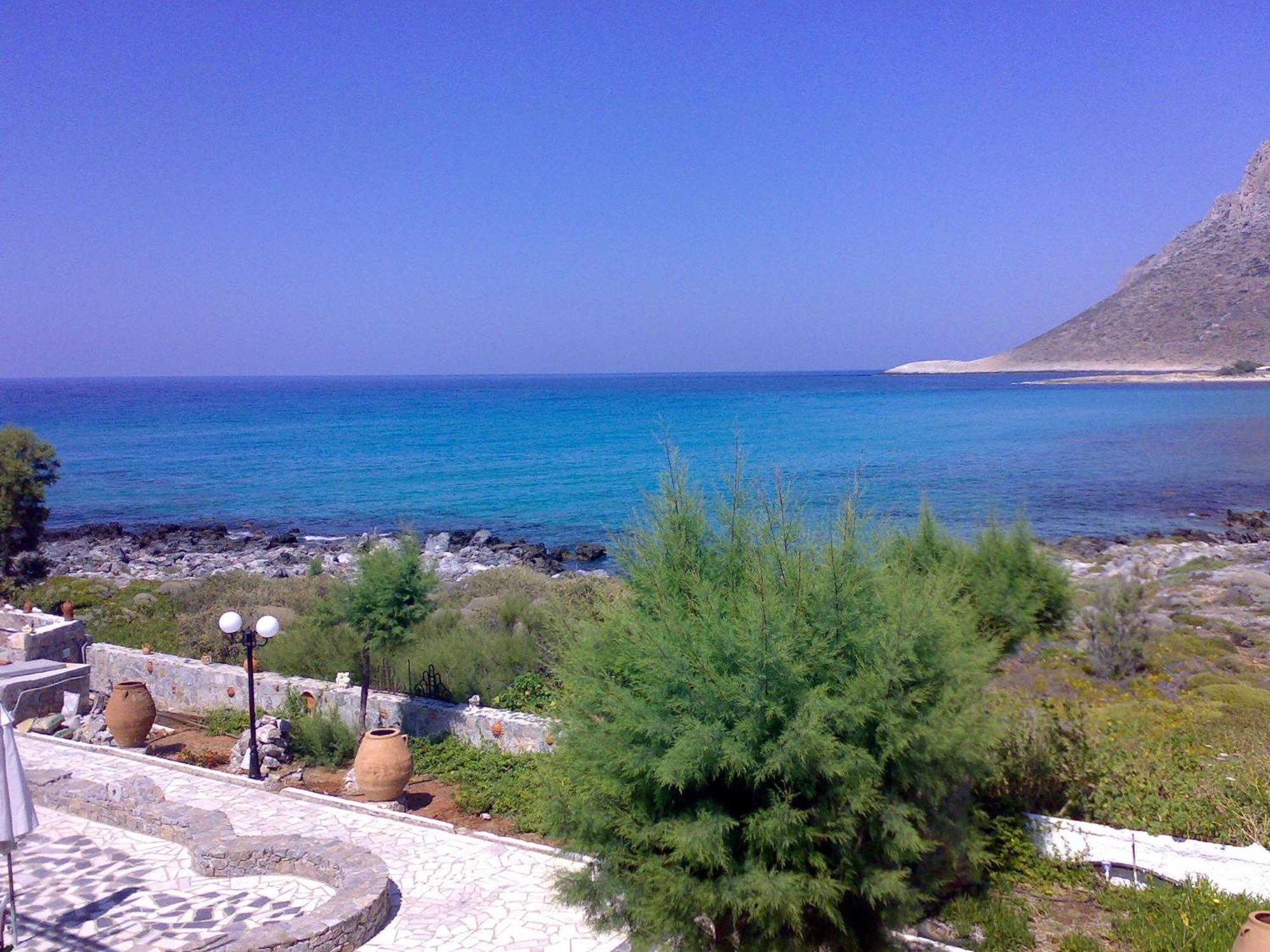 Blue Beach Villas Apartments Stavrós Dış mekan fotoğraf