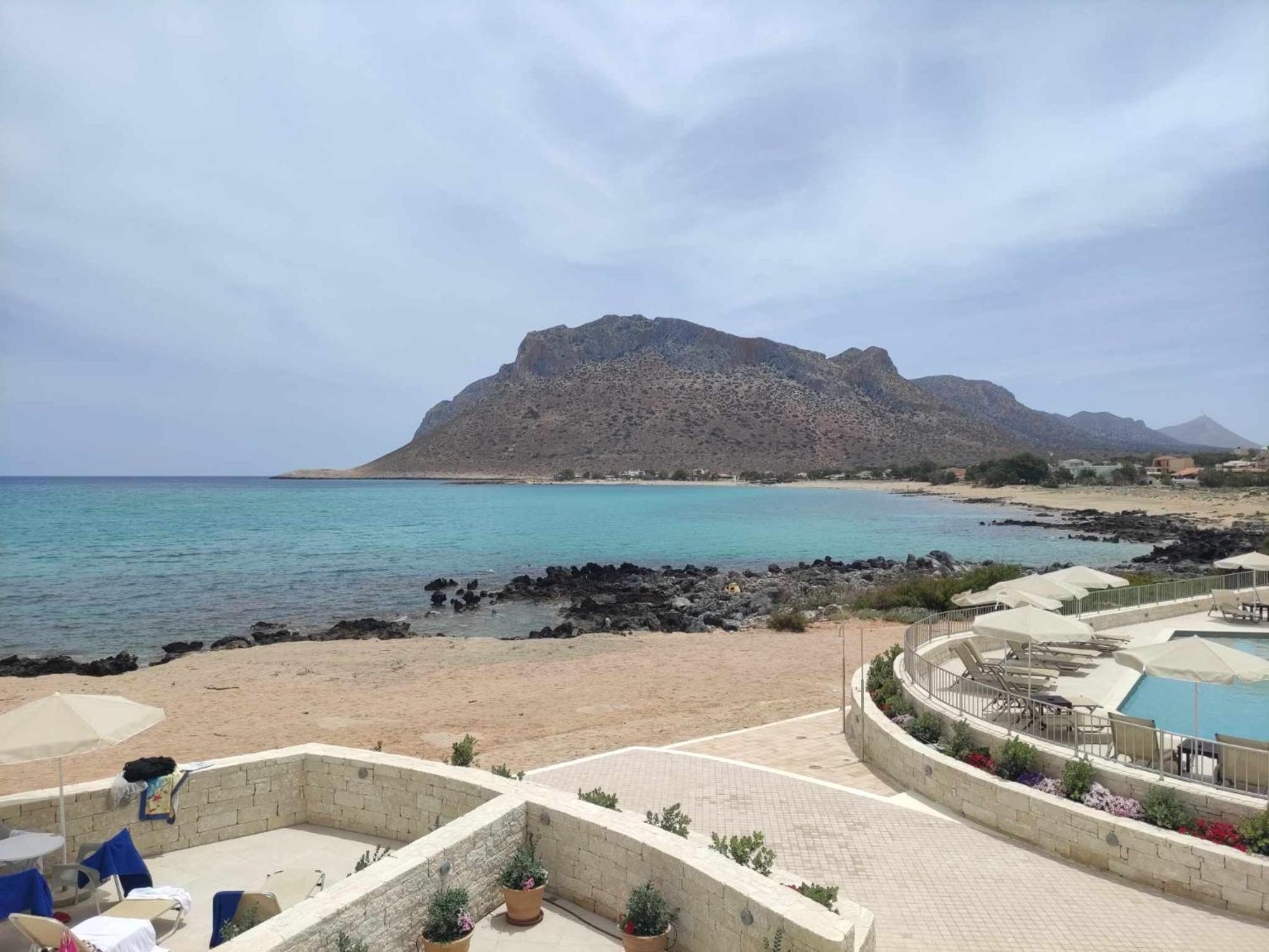 Blue Beach Villas Apartments Stavrós Dış mekan fotoğraf
