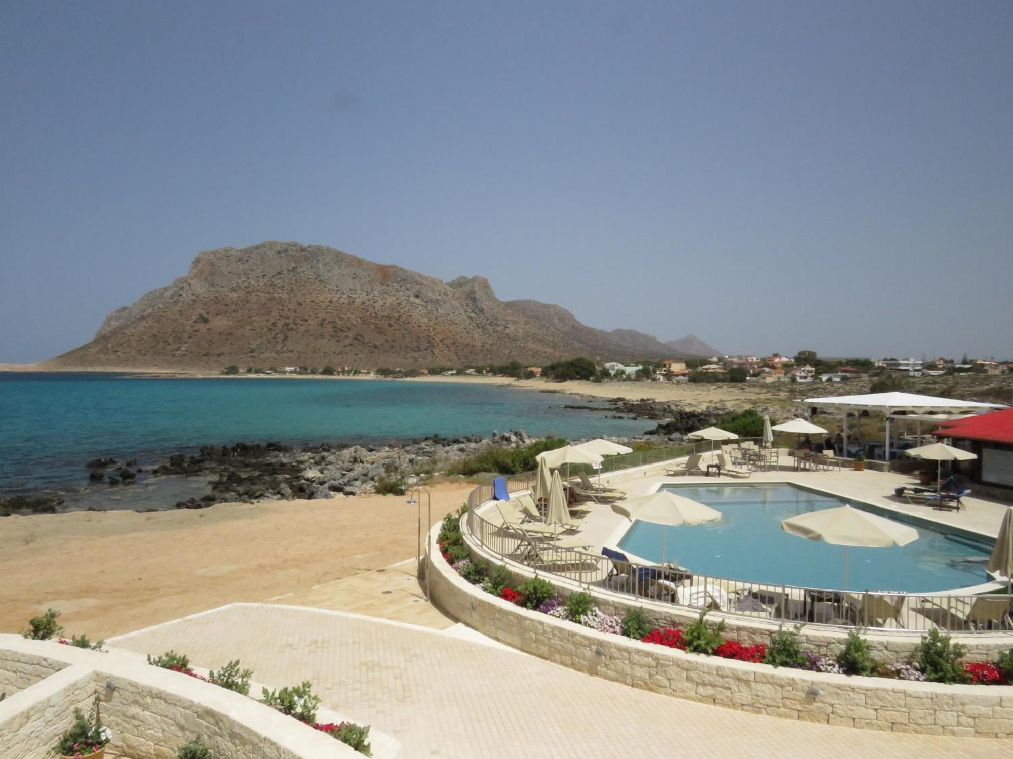 Blue Beach Villas Apartments Stavrós Dış mekan fotoğraf