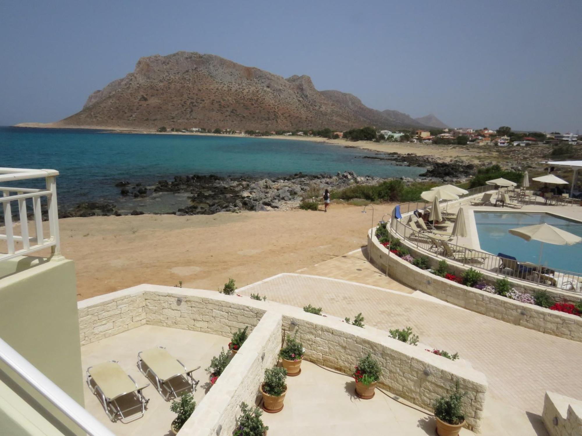 Blue Beach Villas Apartments Stavrós Dış mekan fotoğraf