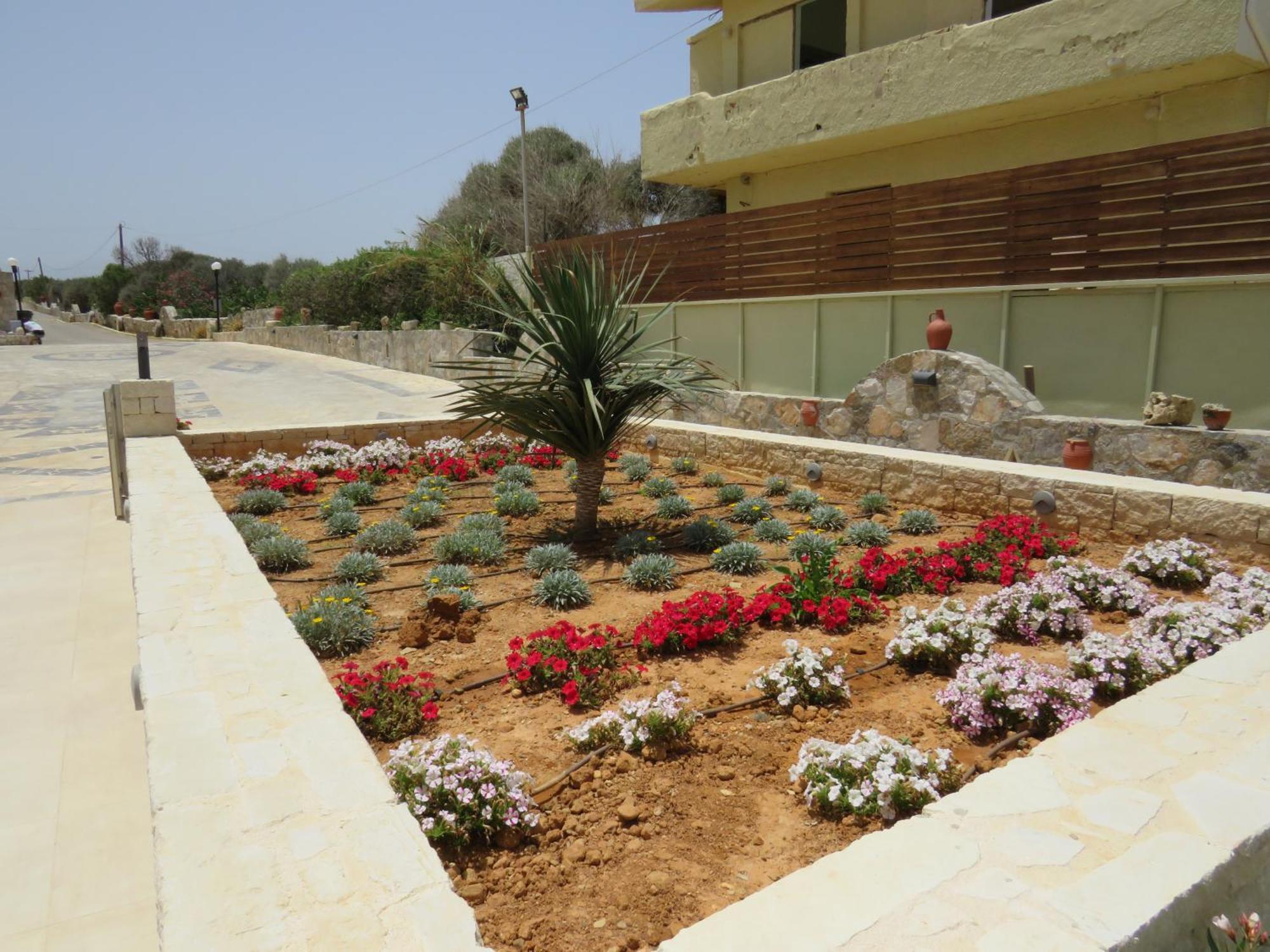 Blue Beach Villas Apartments Stavrós Dış mekan fotoğraf