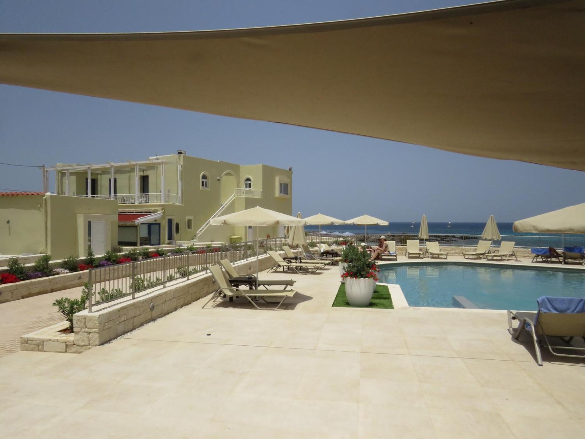 Blue Beach Villas Apartments Stavrós Dış mekan fotoğraf