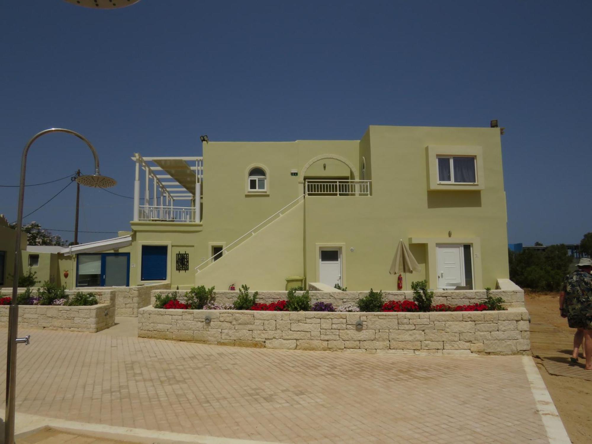 Blue Beach Villas Apartments Stavrós Dış mekan fotoğraf