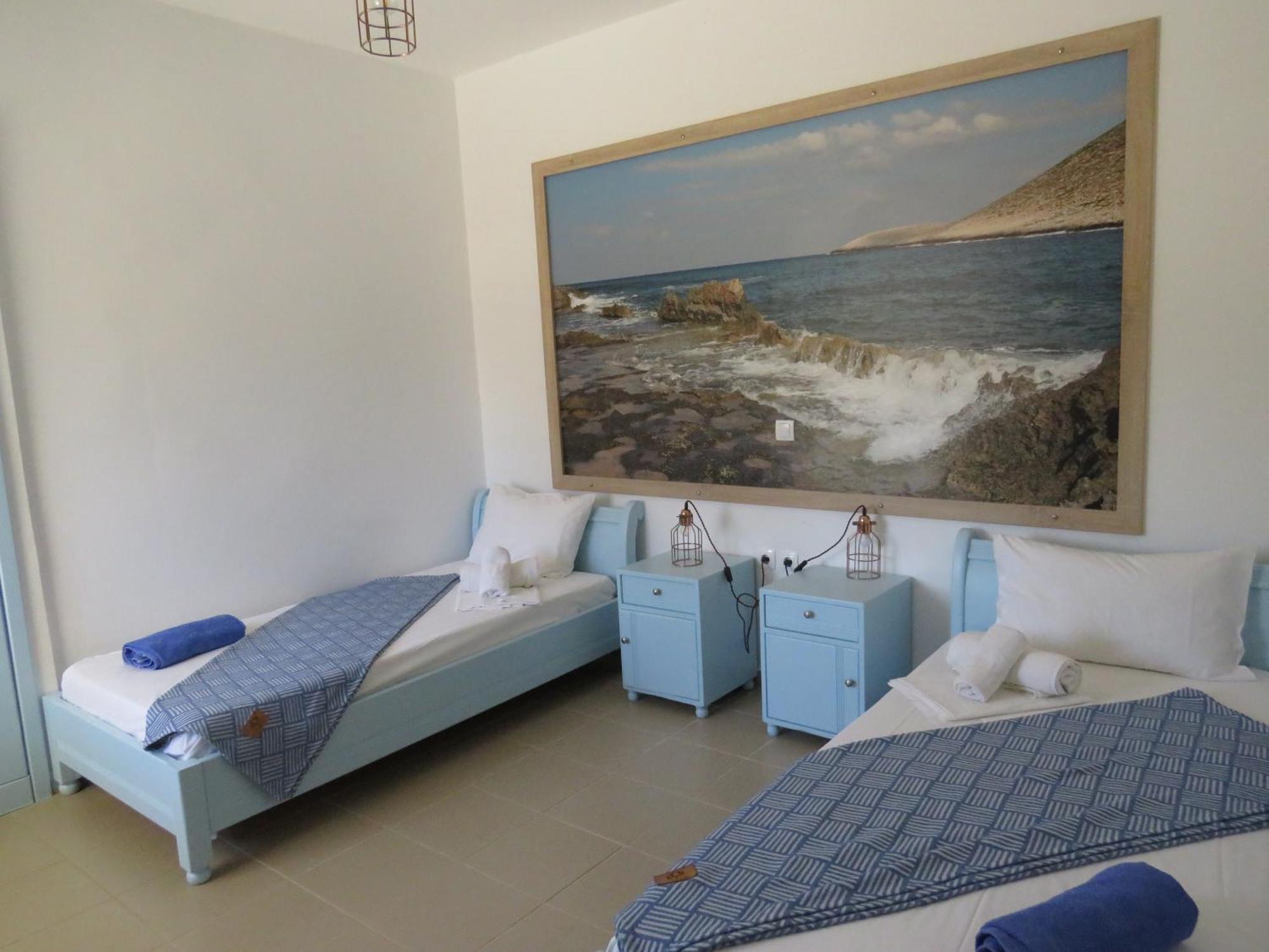 Blue Beach Villas Apartments Stavrós Dış mekan fotoğraf