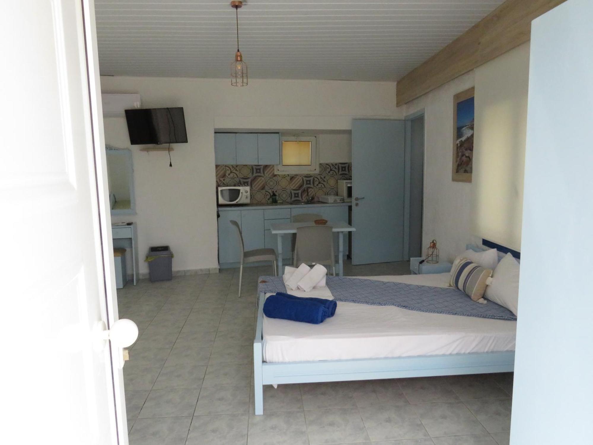 Blue Beach Villas Apartments Stavrós Dış mekan fotoğraf